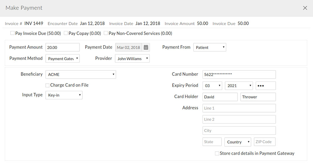 Credit Card Payments
