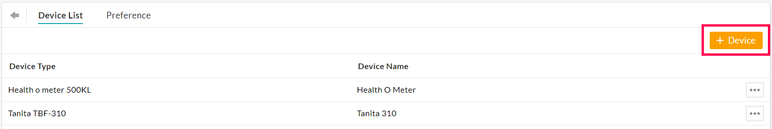 Add External Device Button