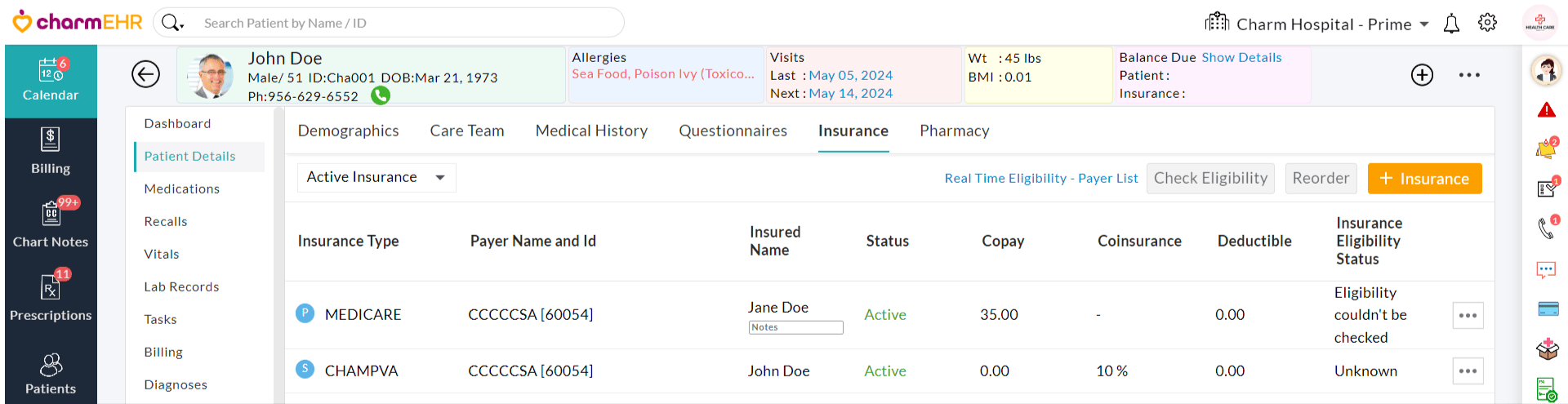 Add Insurance Option