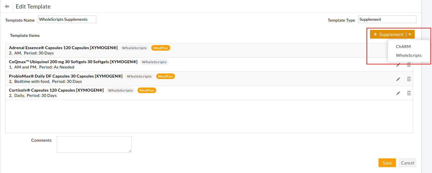 Creating WholeScripts Templates