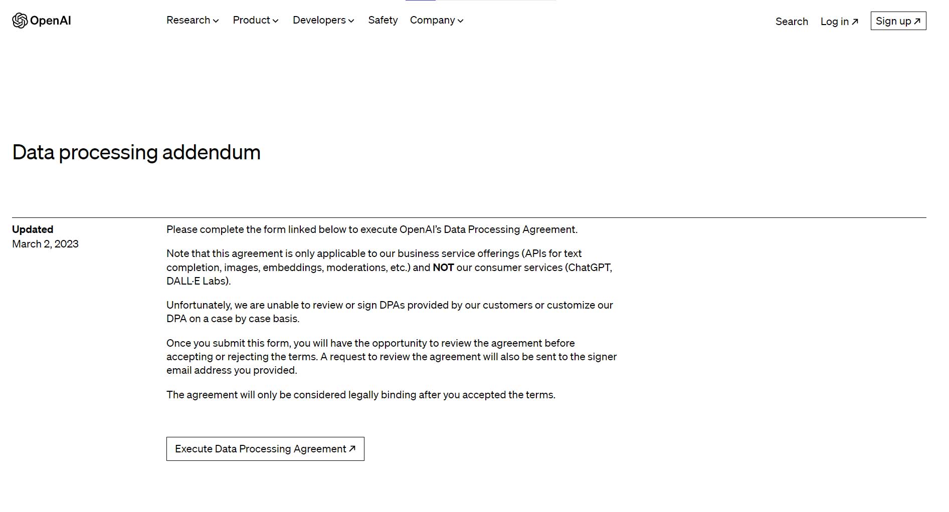 Data Processing Addendum