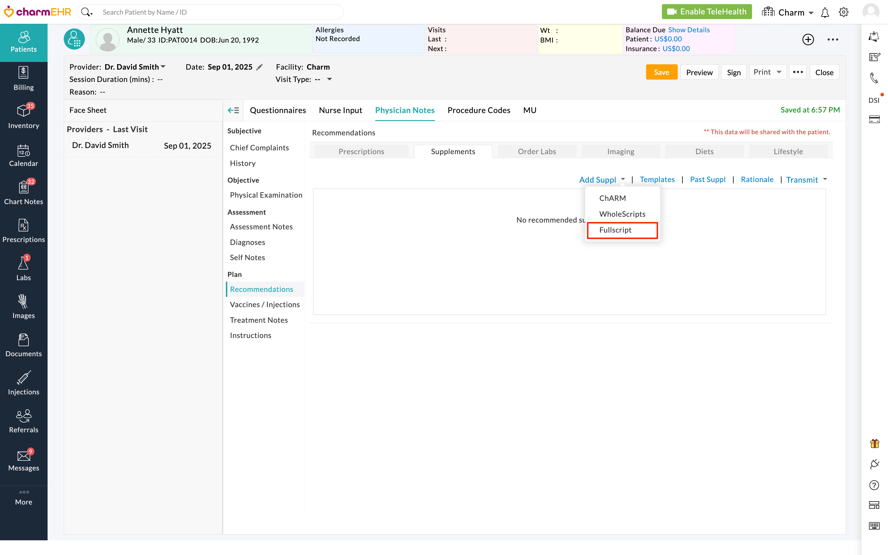 Encounter FullScript