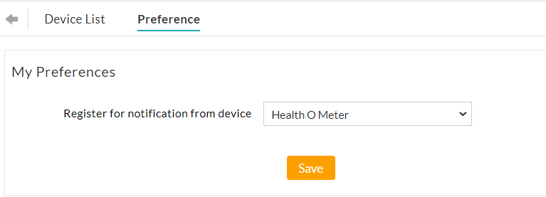 External Devices Preference