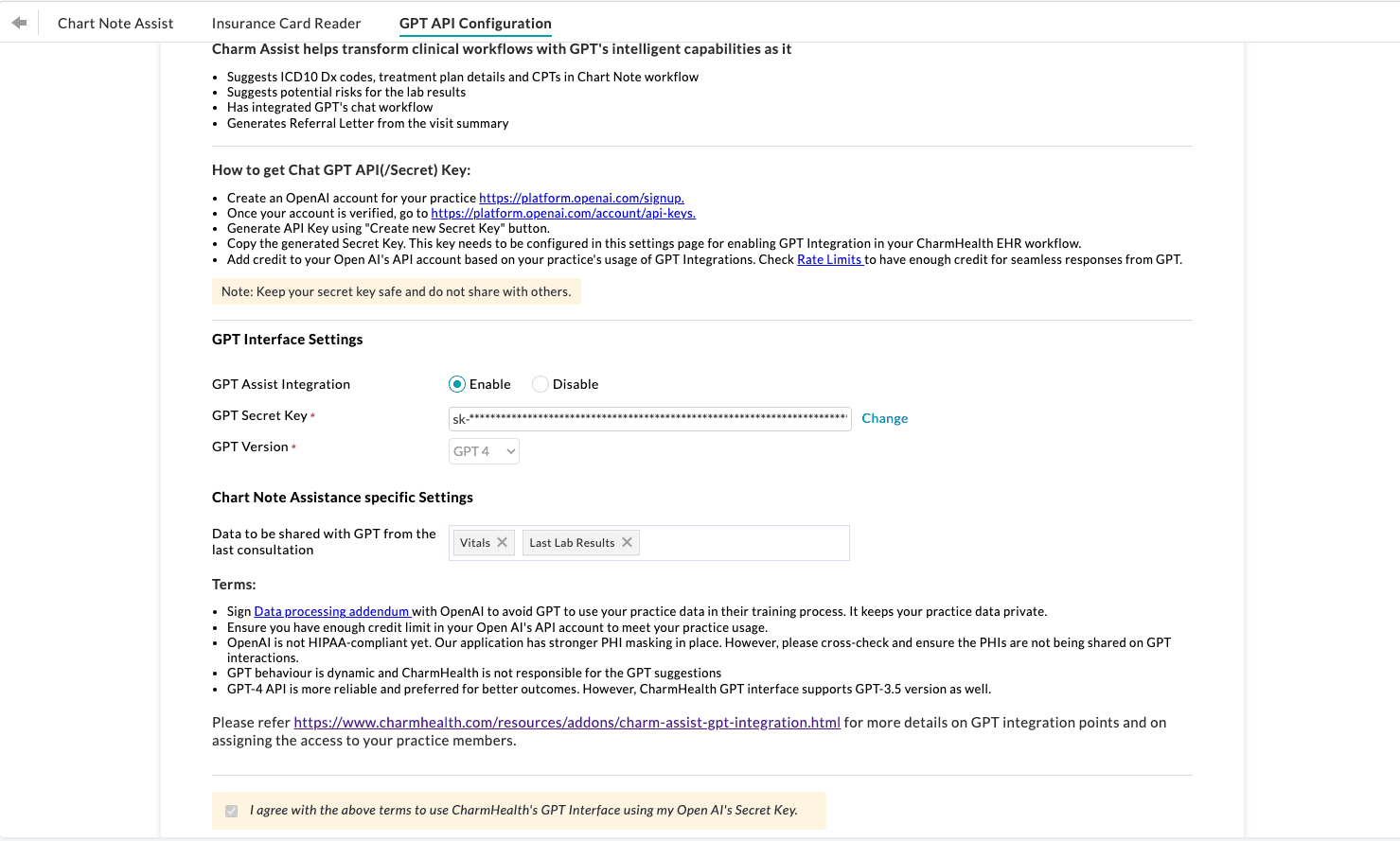 GPT API Configuration