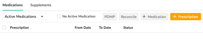 PDMP from Medication