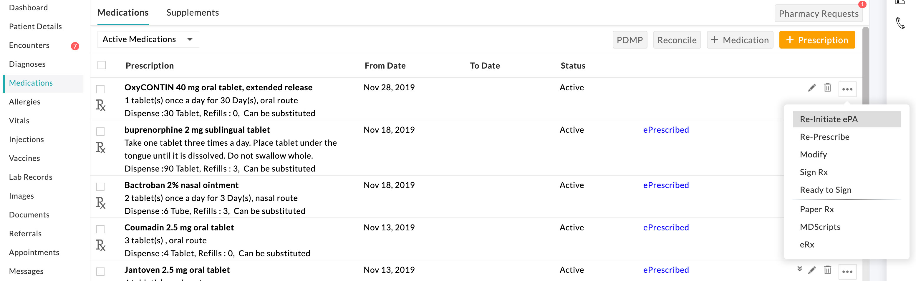 Reinitiate EPA Option