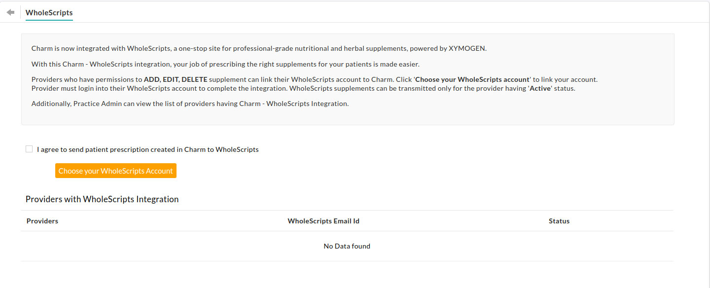 WholeScripts Settings