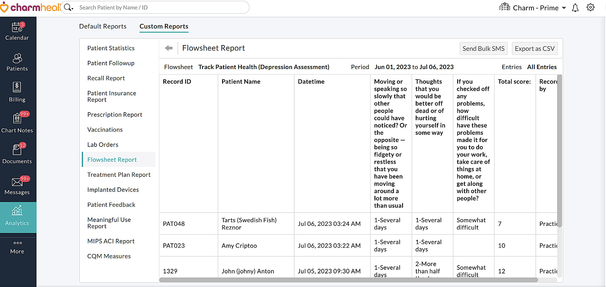 Export Flowsheet Report