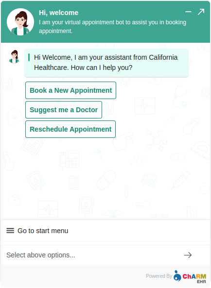 Appointment Chat Bot Integration
