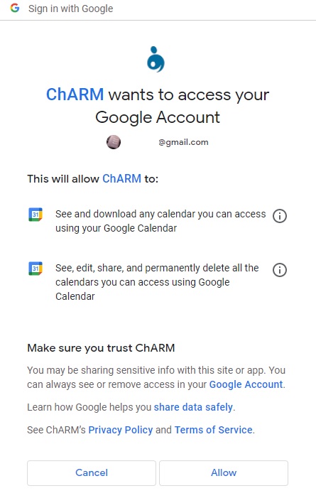 Manage Google Calendar