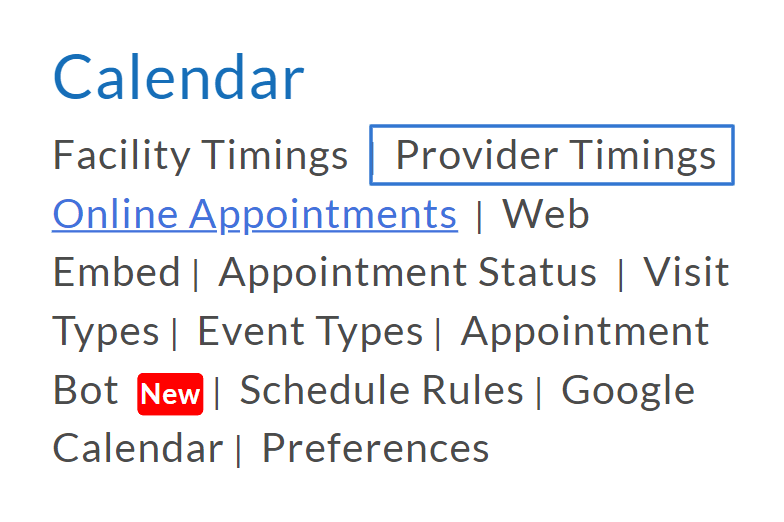 Provider Timings