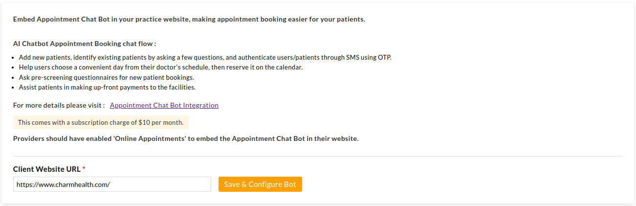Save and Configure Bot