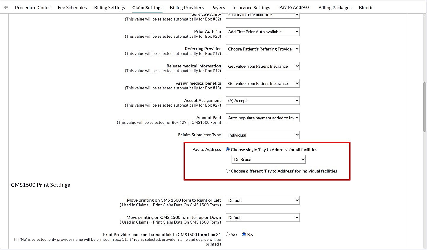 Choose Pay-to Address