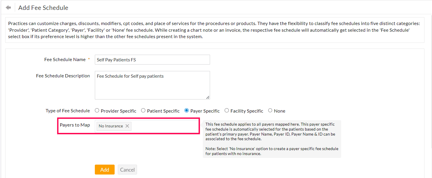 No Insurance Payers to Map