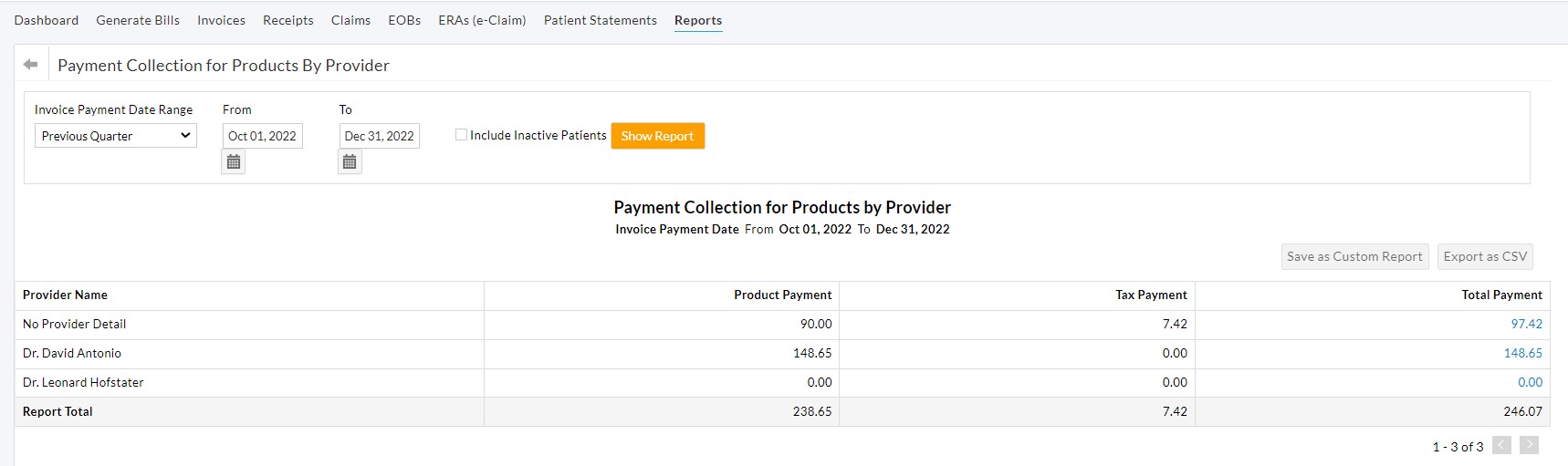Payment Collection for Products By Provider