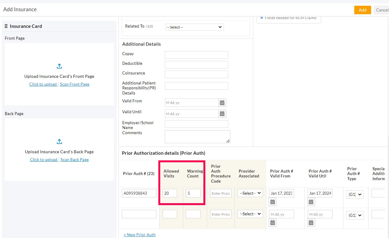 Prior Authorization Details