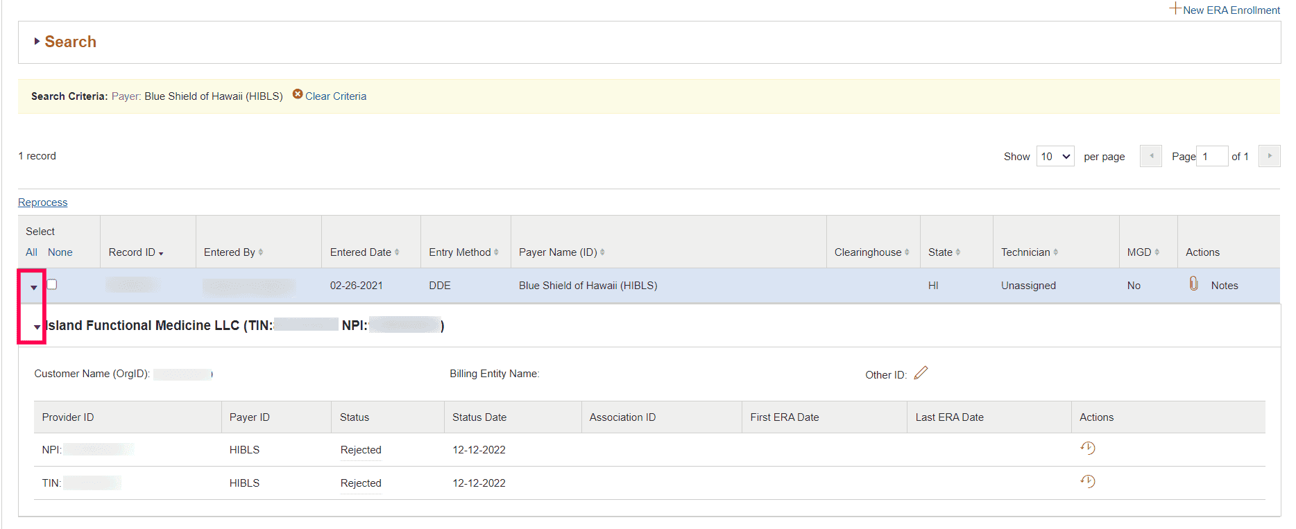 Check Enrollment Status