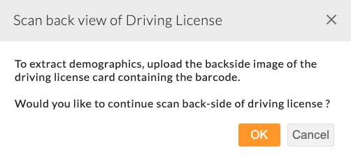 Scan Driving License