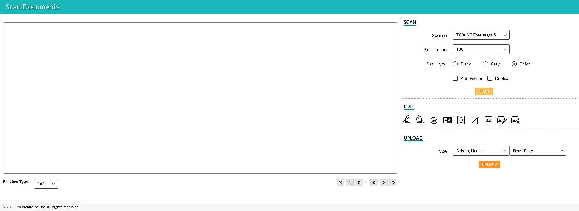Upload Driving License