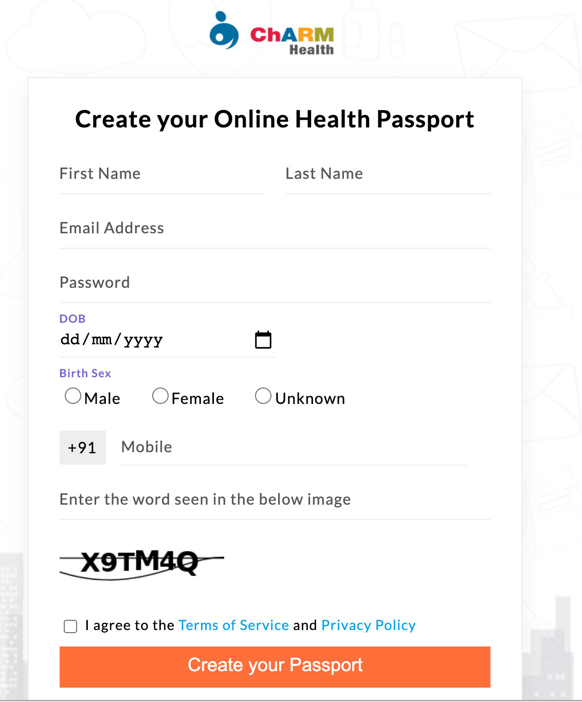 Create Health Passport