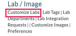 Customize Labs