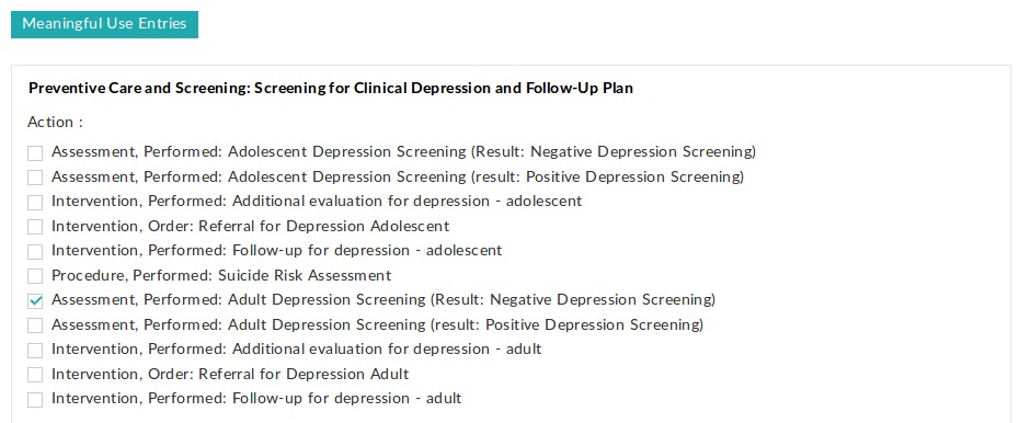 Clinical Depression Screening