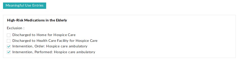 High Risk Medication