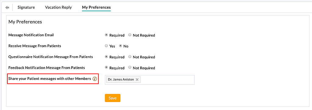 Shared Inbox Other Members