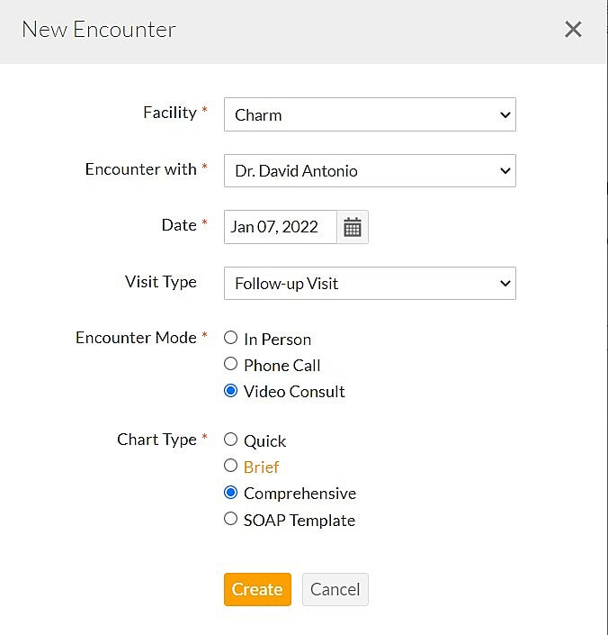 New Comprehensive Encounter