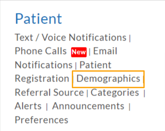 Patient Demographics in Setting