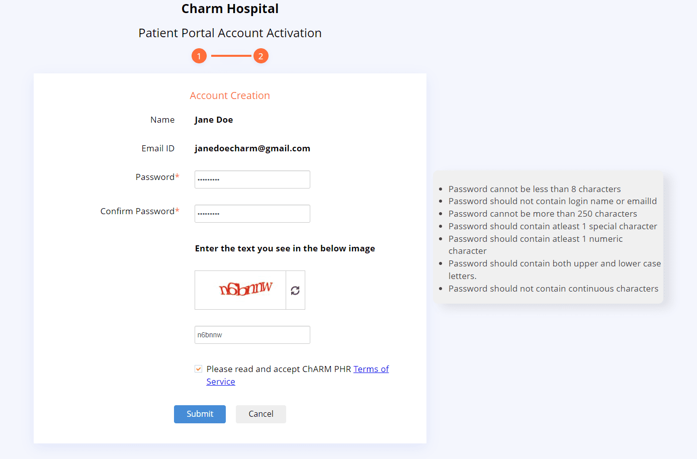 Patient Portal Account Activation