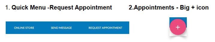 Request Appointment Options