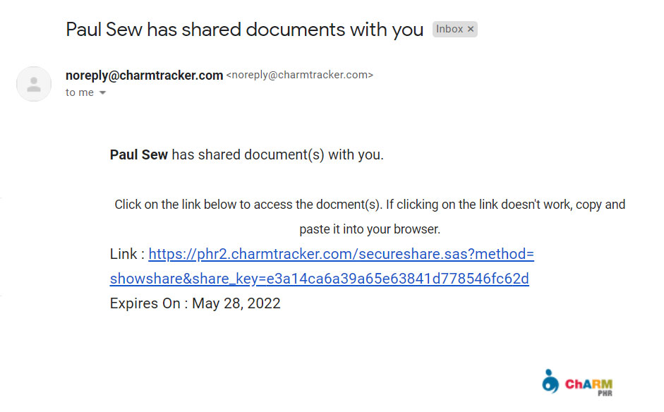 Shared Outside Document