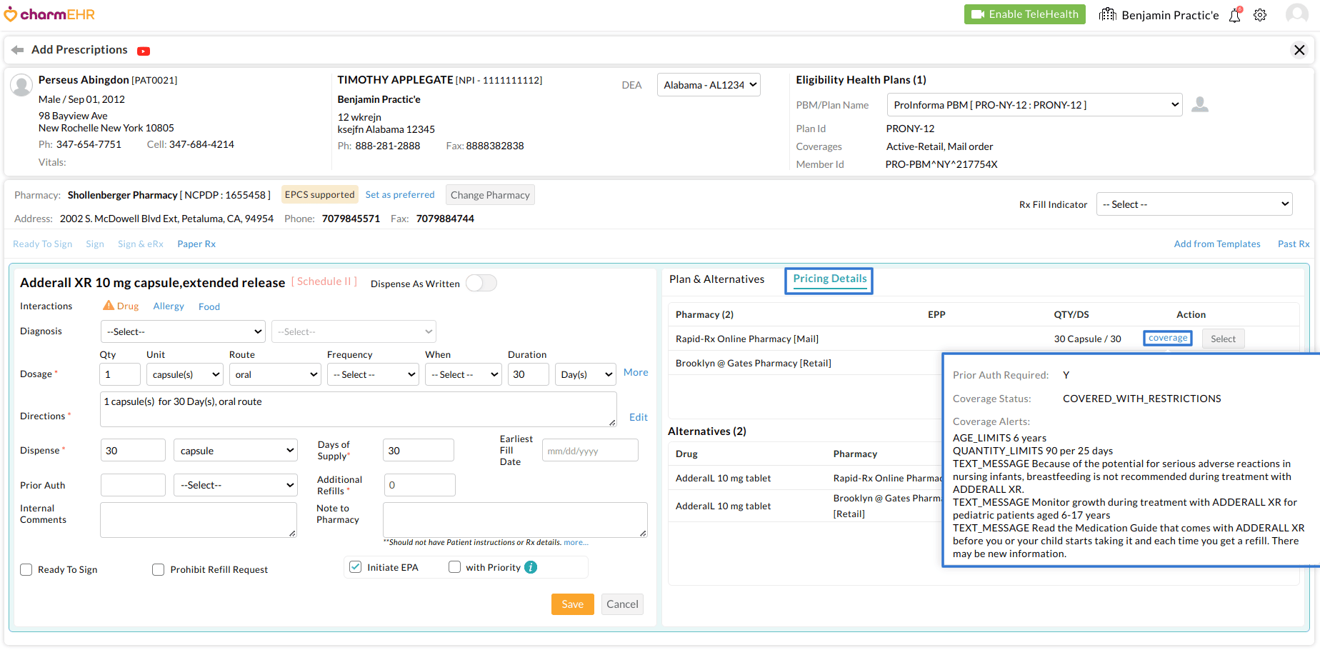 RTPB Pricing Details