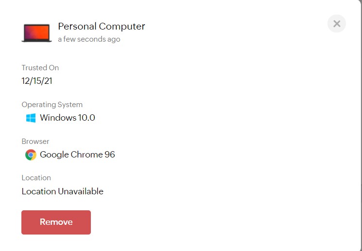 Manage Trusted Browser