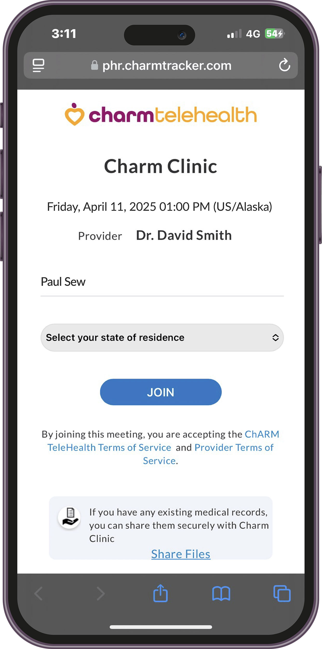 Mobile View of Integrated Platform