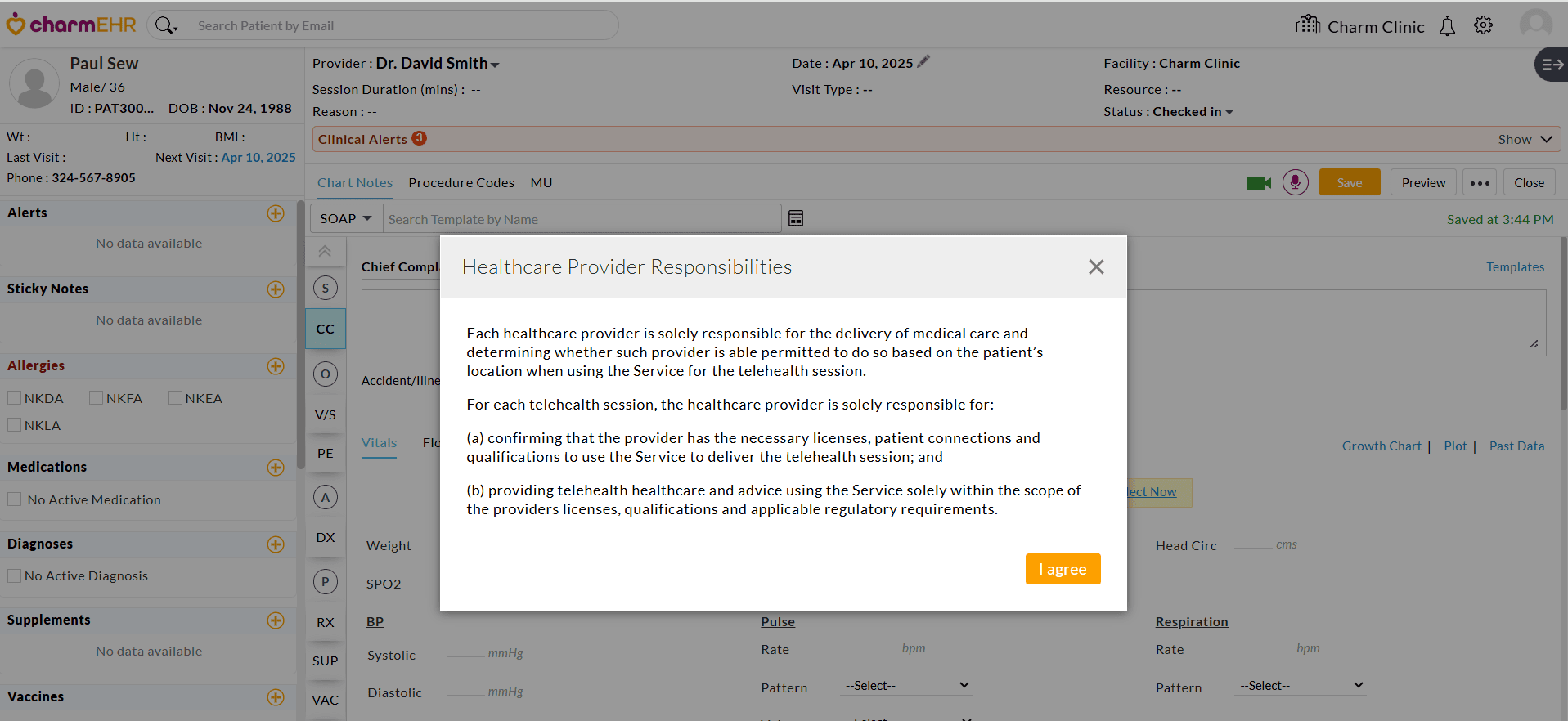 Provider Responsibility Statement