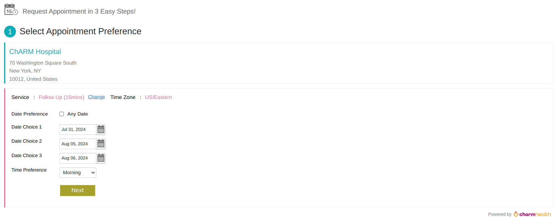 Without Provider Preference