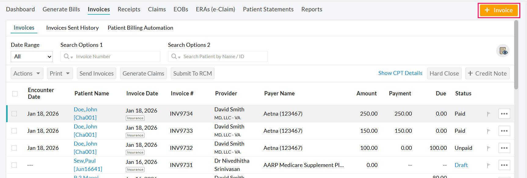 Generate Multiple Invoices from Invoices Section Generate Multiple Invoices from Invoices Section