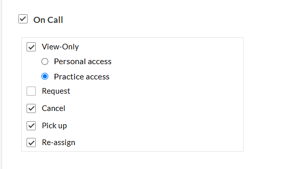 Admin Roles for On-Call