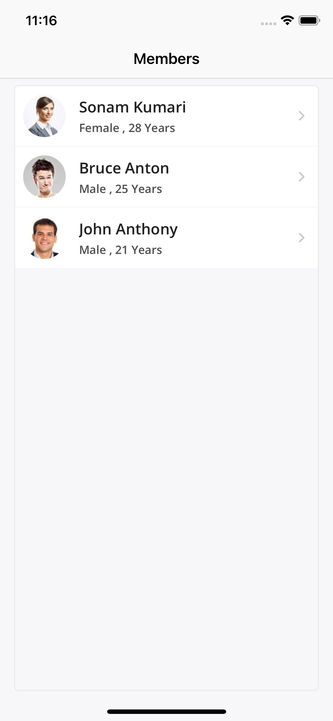 Members List Members List
