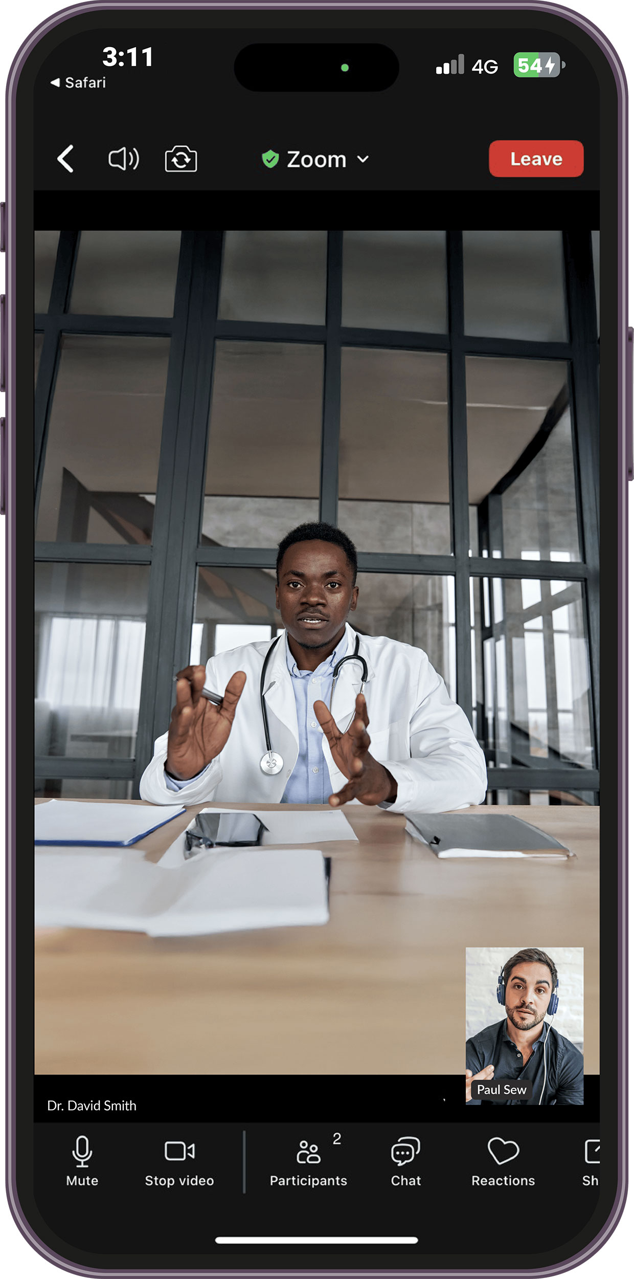 Mobile View from Zoom